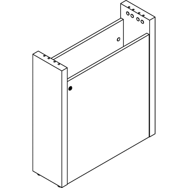 Prominence 2.0 Table Laminate Base w/ Door
